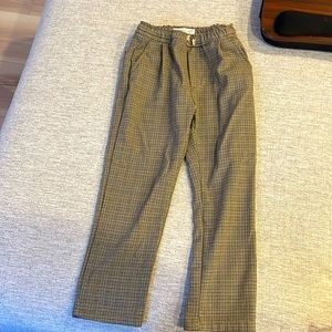 Zara houndstooth trousers